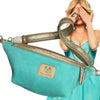 XL.TIFFANY WITH GOLD LEATHER BELT BAG