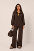 BROWN ELEGANT SPORTY SET