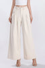 BEIGE WIDE FIT MINIMAL JEANS