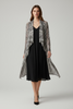 SILK TOUCH SNAKE PRINT ASYMMETRICAL BOLERO