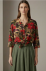 MILITARY FINE SHIRT WITH SILK