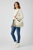 VENUSA L. BEIGE LEATHER 2 IN 1 BAG