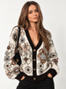 3D FLORAL SOFT CARDIGAN