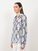 FASHION SNAKE PRINT SHIRT IN 2 COLORS