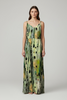 ART WATERCOLOUR LONG DRESS