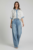 WHITE CHIC 3D SILVER DETAILS 3D SHIRT