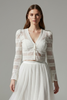 CHAMPAGNE TULLE TOP