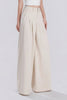 BEIGE WIDE FIT MINIMAL JEANS