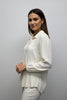 BEIGE COTTON ART SHIRT WITH 3D BACK DETAILS
