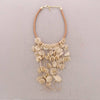 BEIGE FLOWER CHOKER