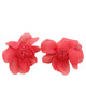 ART FLOWER STATEMENT EARRINGS