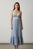 DENIM LIGHT ROMANTIC DRESS