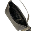 Natalie Small. Dark silver leather evening bag