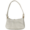 Natalie Small. White mermaid leather evening bag