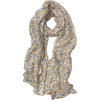 Luxury scarf with gold details