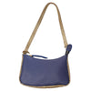 Natalie Small. Blue and gold leather evening bag
