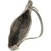 Natalie Small. Silver leather evening bag