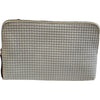 Box XL. Off-white woven-print leather messenger bag
