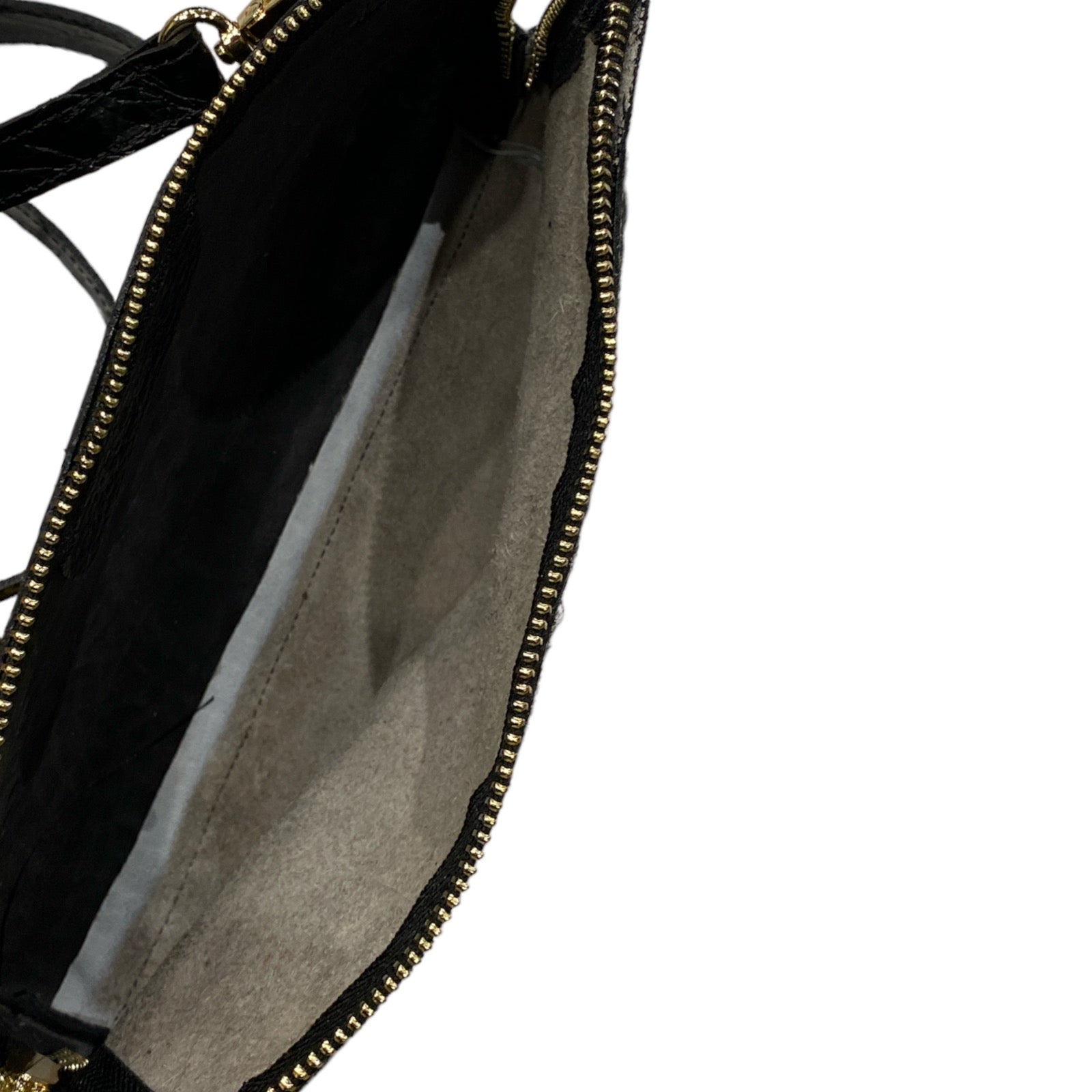 Box XL. Black and white calf-hair leather messenger bag