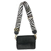 MANDY SMALL.BLACK LEATHER LIMITED EDITION STATEMENT BAG