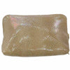 Box XL. Beige mermaid leather messenger bag