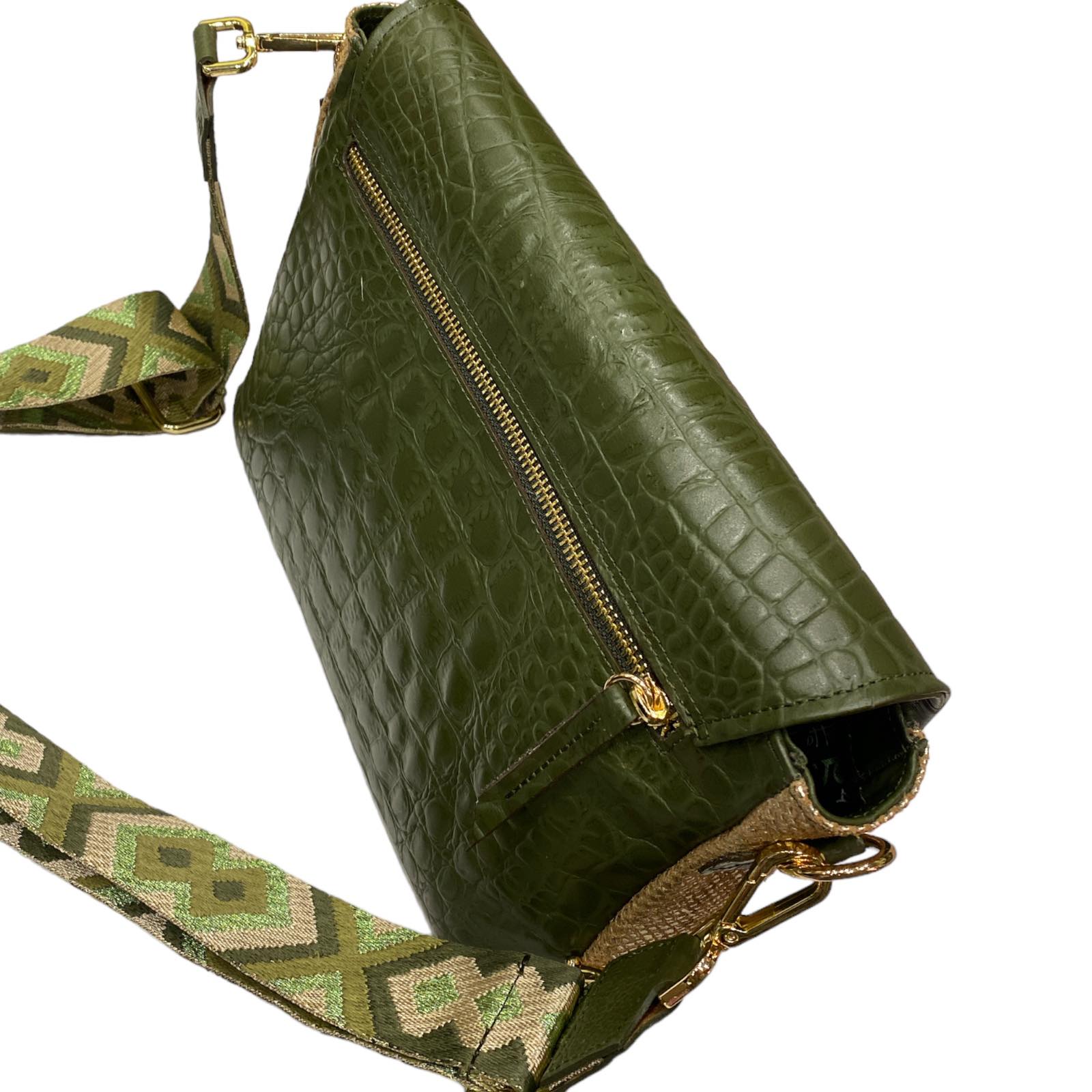 MANDY OLIVE GREEN LIMITED EDITION LEATHER BAG