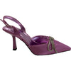 Lilac elegant bow shoes