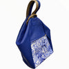 Niovi. Royal blue art leather backpack