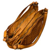 Taba handwoven leather shoulder bag with pockets