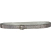 Carouzou silver leather belt