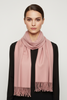 Pink soft scarf