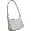 Natalie Small. Light silver leather evening bag