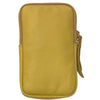 Yellow mobile leather case