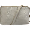 Box XL. White mermaid leather messenger bag
