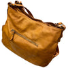 Taba handwoven leather shoulder bag with pockets