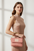Mandy mini. Pink mermaid leather limited edition bag