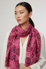 Pink logo scarf