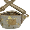 Mini off-white and gold vintage calf-hair leather belt bag