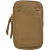 Beige calf-hair mobile leather case