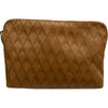 XL taba quilted and gold leather double box