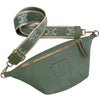 Mint leather belt bag