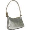Natalie Small. Silver leather evening bag