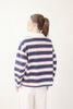 COLLEGE CHIC STRIPES SHIRT-TOP