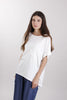 White over t-shirt with lace pocket