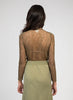 OLIVE GREEN CHIC LACE TOP