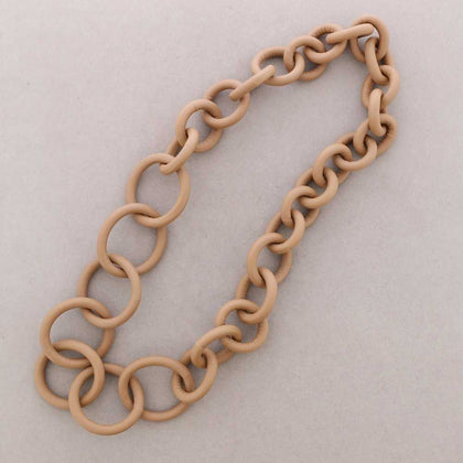 BROWN SUGAR CHAIN LONG NECKLACE