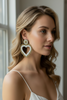 HEART CRYSTAL EARRINGS