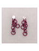 ART RUBBER CHAIN EARRINGS