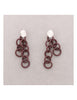 ART RUBBER CHAIN EARRINGS