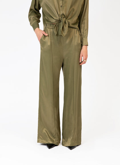 OLIVE GREEN CHIC PANTS
